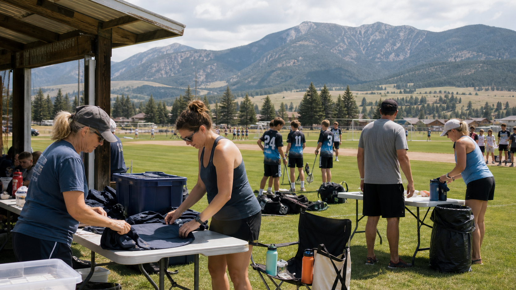Local athletics tournament in Montana